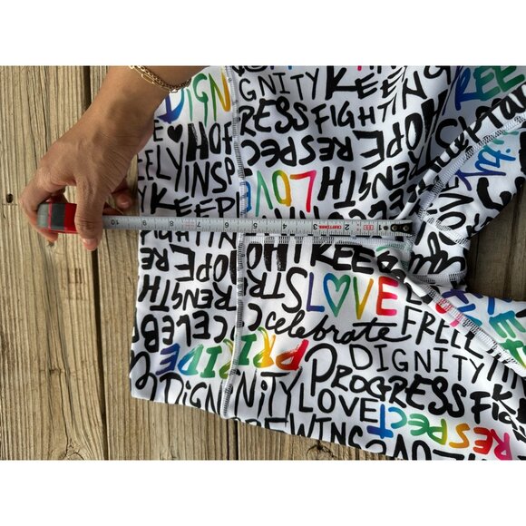 ATHLETA SMALL Train Shorts‎ PRIDE Elation SOLD OUT  Biker Yoga Sports Equality - Picture 5 of 6